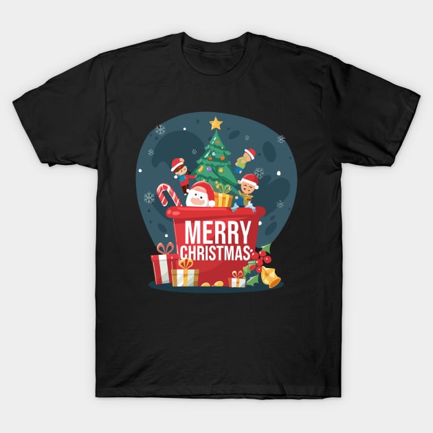 Christmas 5 T-Shirt by LCreArtion